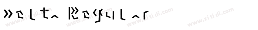 Delta Regular字体转换